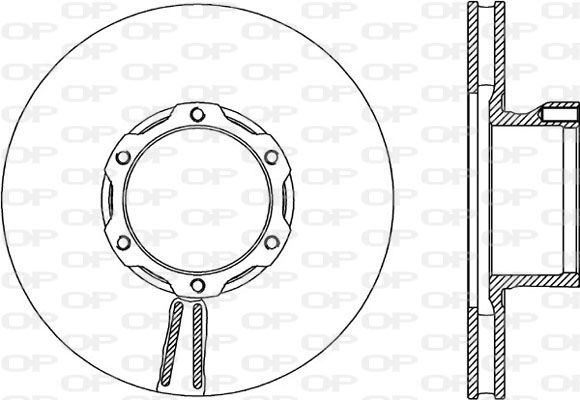 OPEN PARTS Jarrulevy BDR1702.20